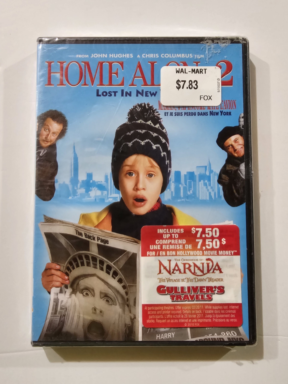 Home Alone 2: Lost in New York DVD (2010) BRAND NEW FACTORY SEALED Bilingual